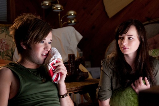 Haley Joel Osment and Ashley Rickards in SASSY PANTS