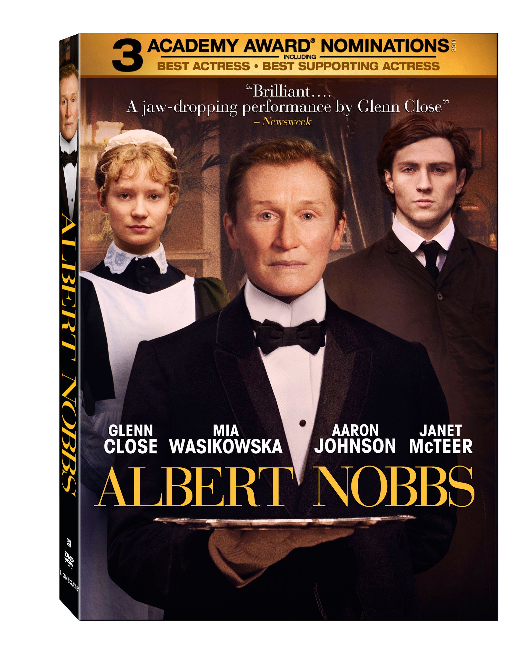 ALBERT NOBBS Video On Demand, PayPerView April 10; On Bluray, DVD, Digital Download, On