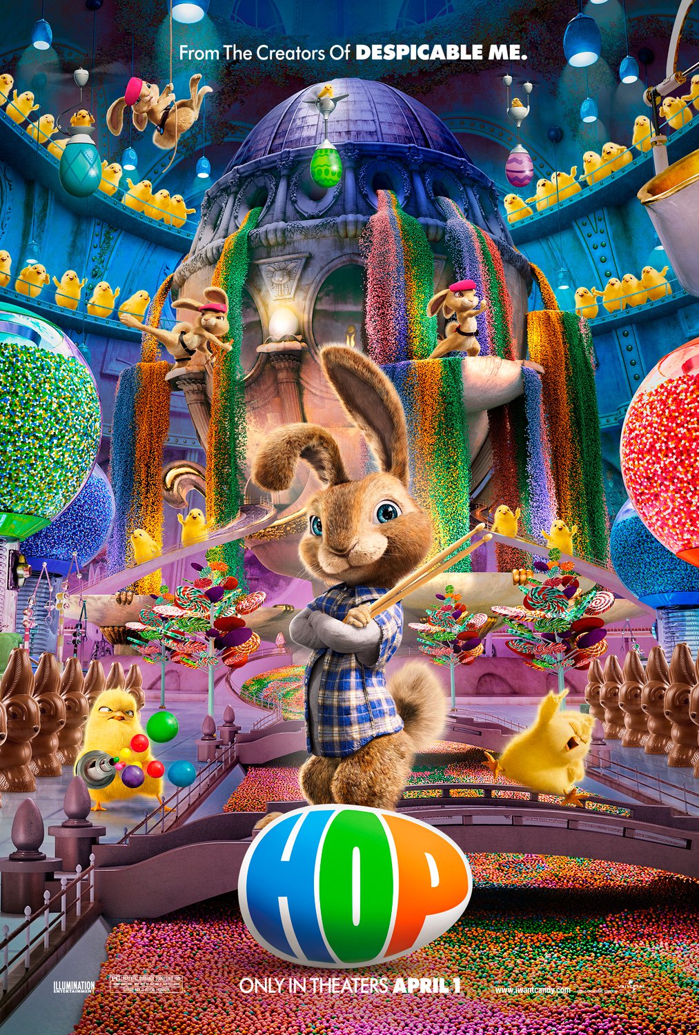 hop movie stuffed bunny