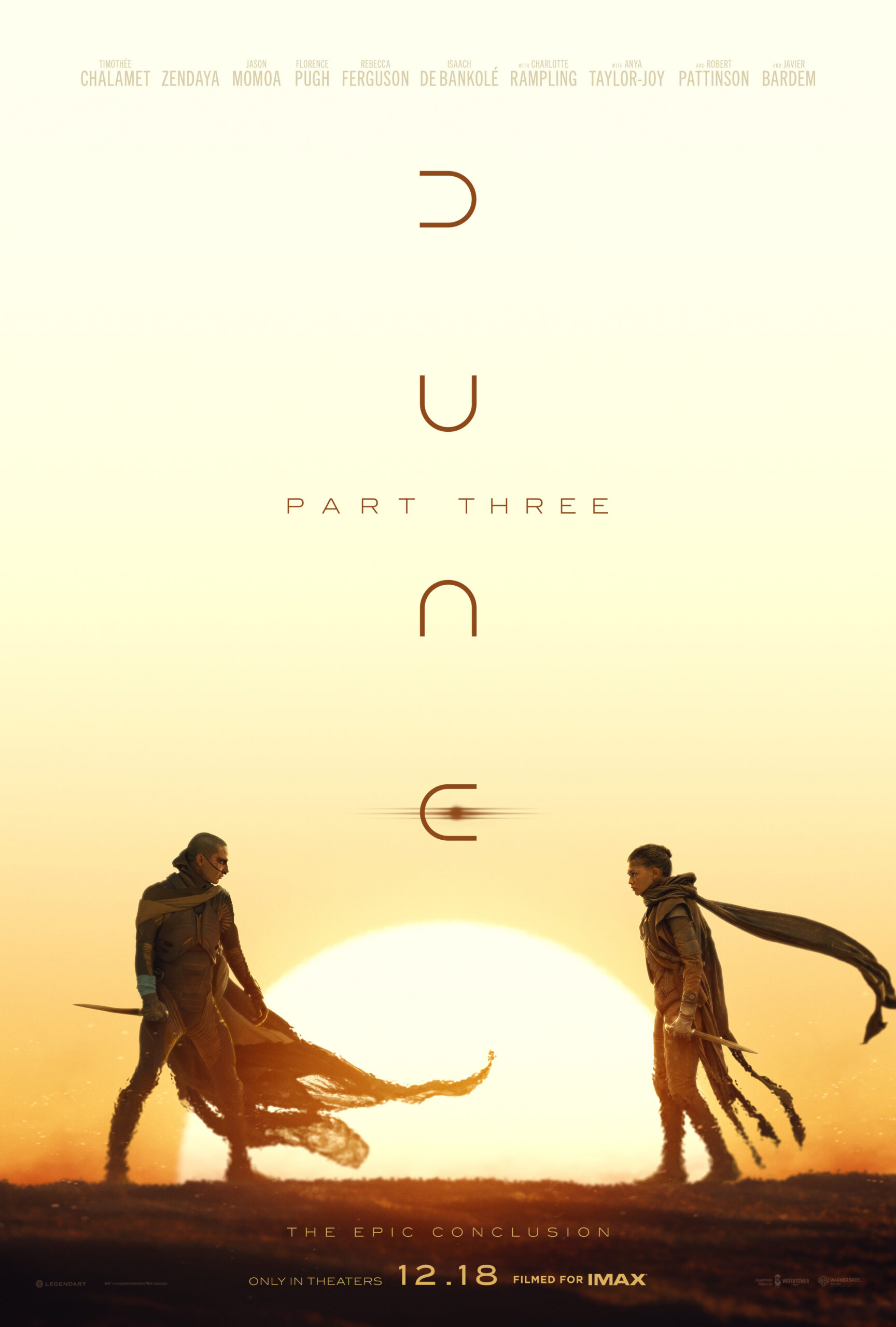 First Look At New Trailer For Denis Villeneuve's Epic Trilogy DUNE: PART THREE – Will It Lead To An Oscar Nomination For Zendaya?