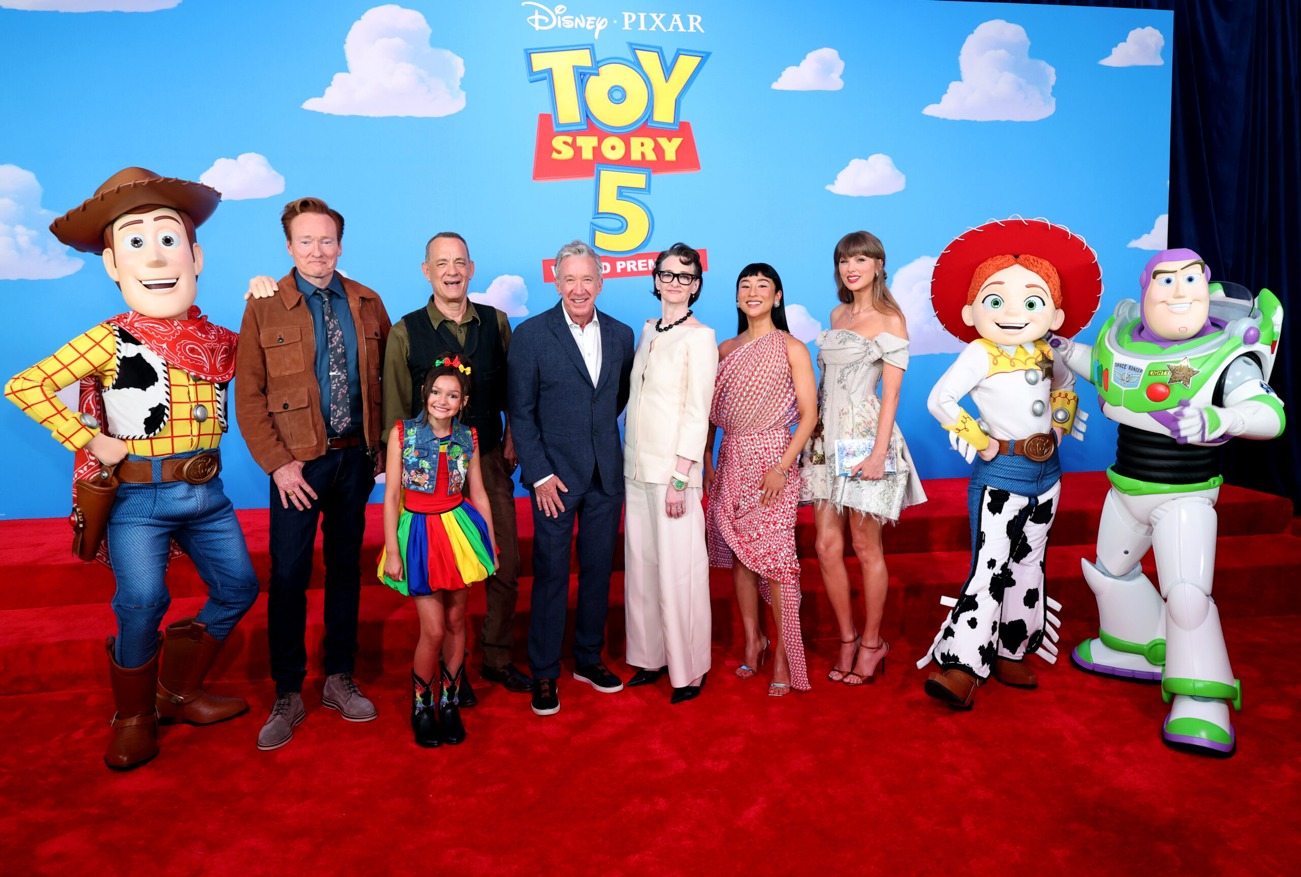 Tom Hanks Talks About The Enduring Friendship Of Woody And Buzz At TOY STORY 5 Hollywood Premiere, Taylor Swift Sings “I Knew It, I Knew You” And Early Reactions