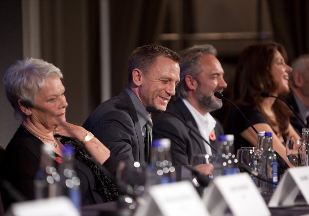 JAMES BOND 23's SKYFALL Logo, Press Conference Photos & Official Press