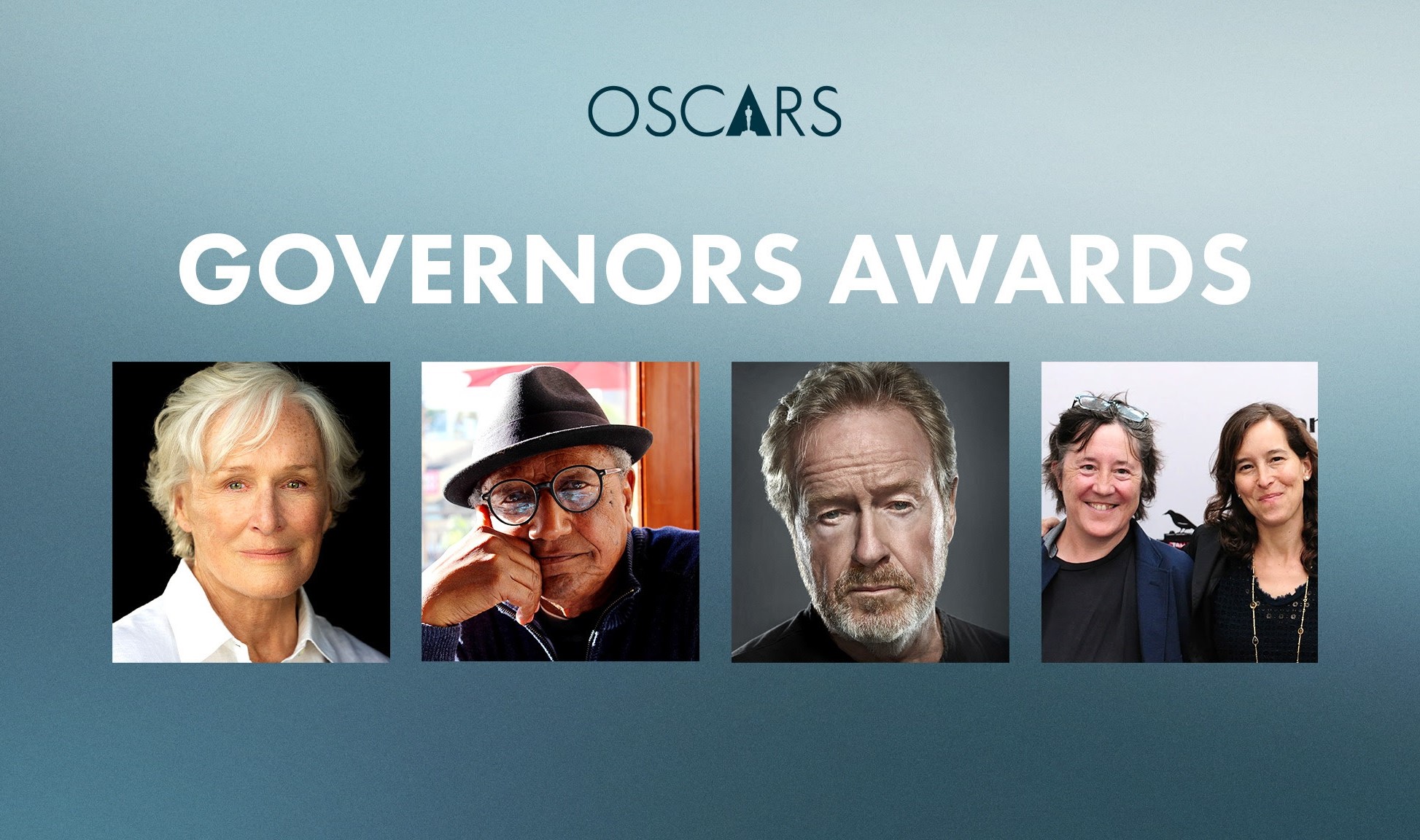2026 GOVERNORS AWARDS Announced – Glenn Close, Ridley Scott, Floyd Norman, Christine Vachon and Pamela Koffler To Receive Academy Honorary Awards